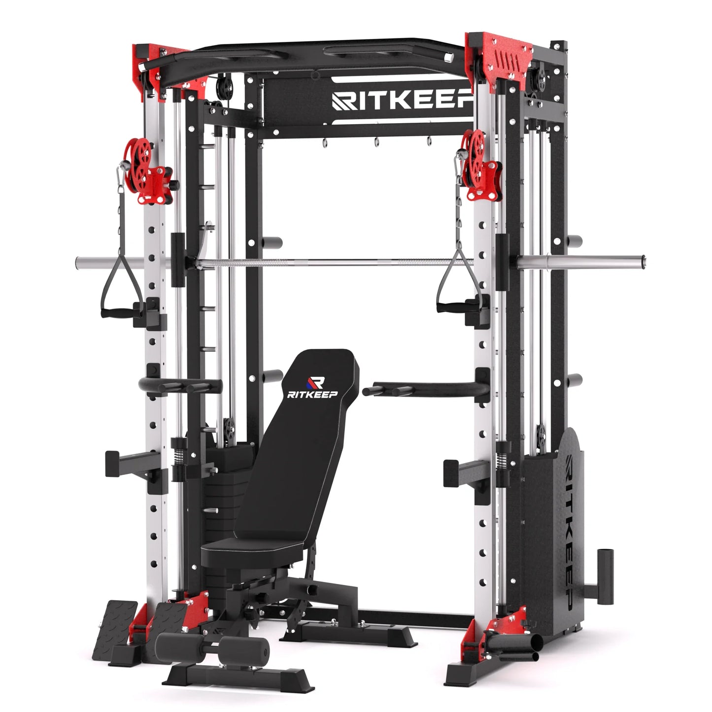 PMAX 5600 Home Gym Smith Machine - Integrated Weight System