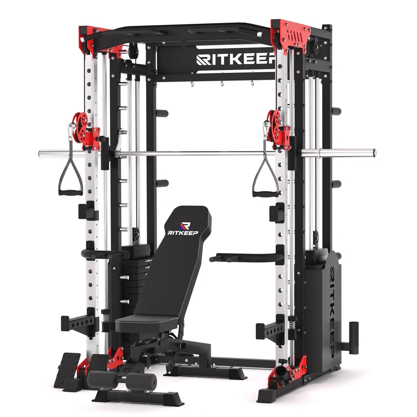 PMAX 5600 Home Gym Smith Machine - Integrated Weight System