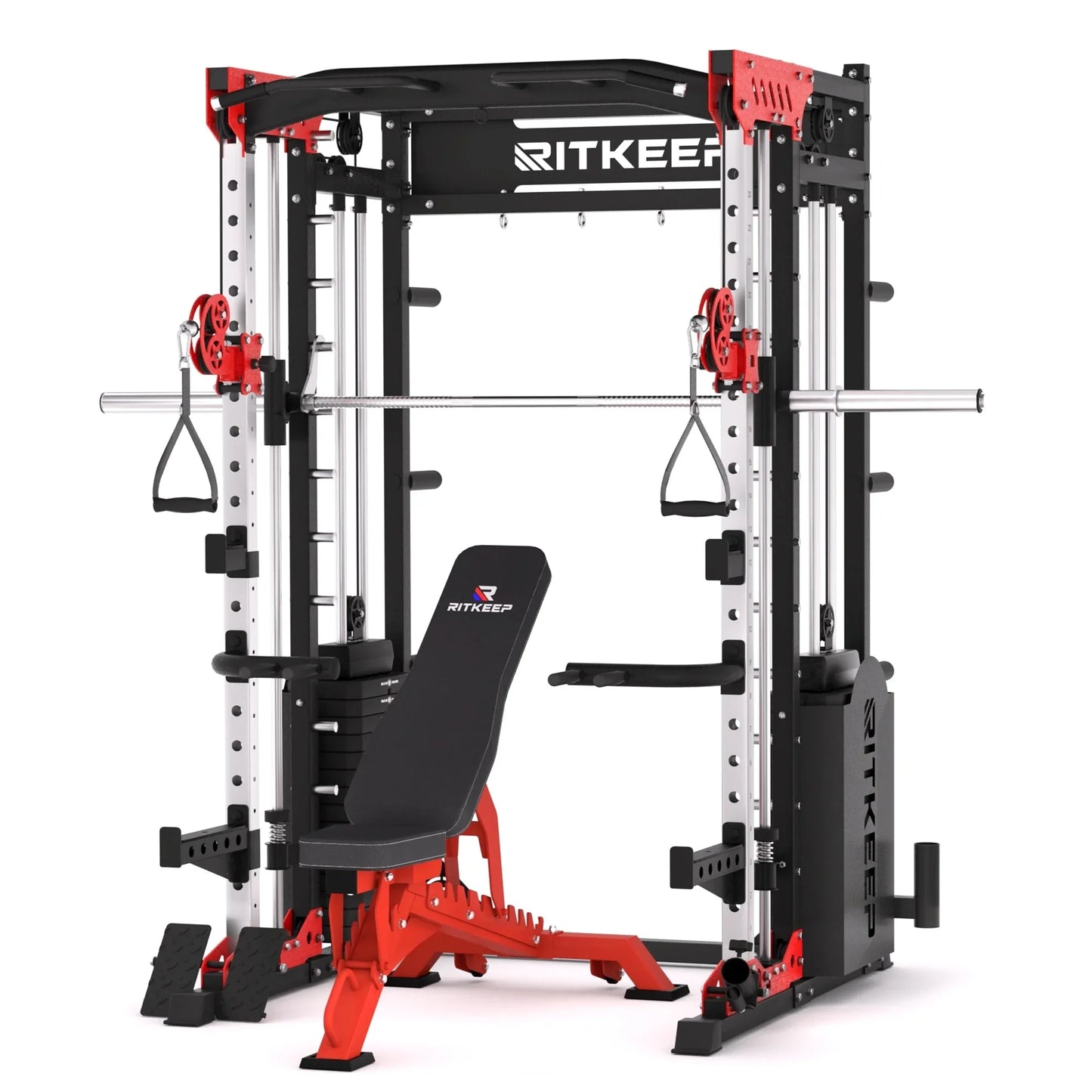 PMAX 5600 Home Gym Smith Machine - Integrated Weight System