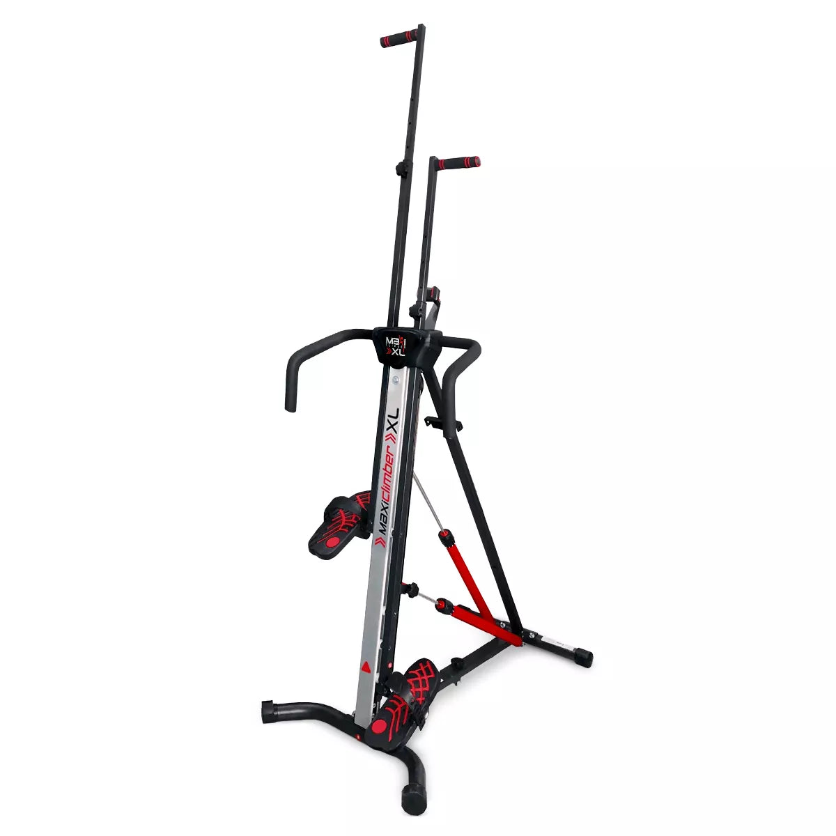 Maxiclimber Vertical Climber Exercise Machine, Home Gym Stepper for Cardio and Strength Training Total Body Workouts with Fitness App, XL-2000, Red