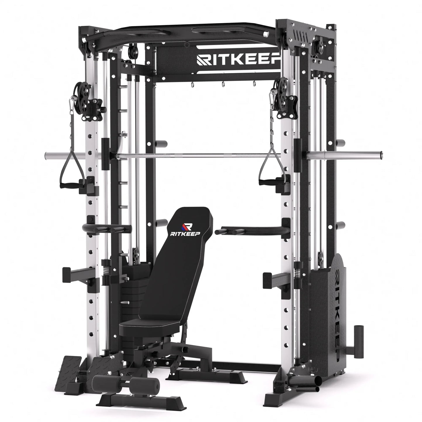 PMAX 5600 Home Gym Smith Machine - Integrated Weight System