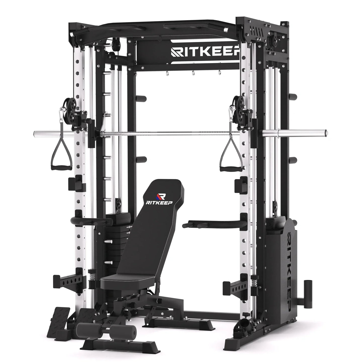 PMAX 5600 Home Gym Smith Machine - Integrated Weight System