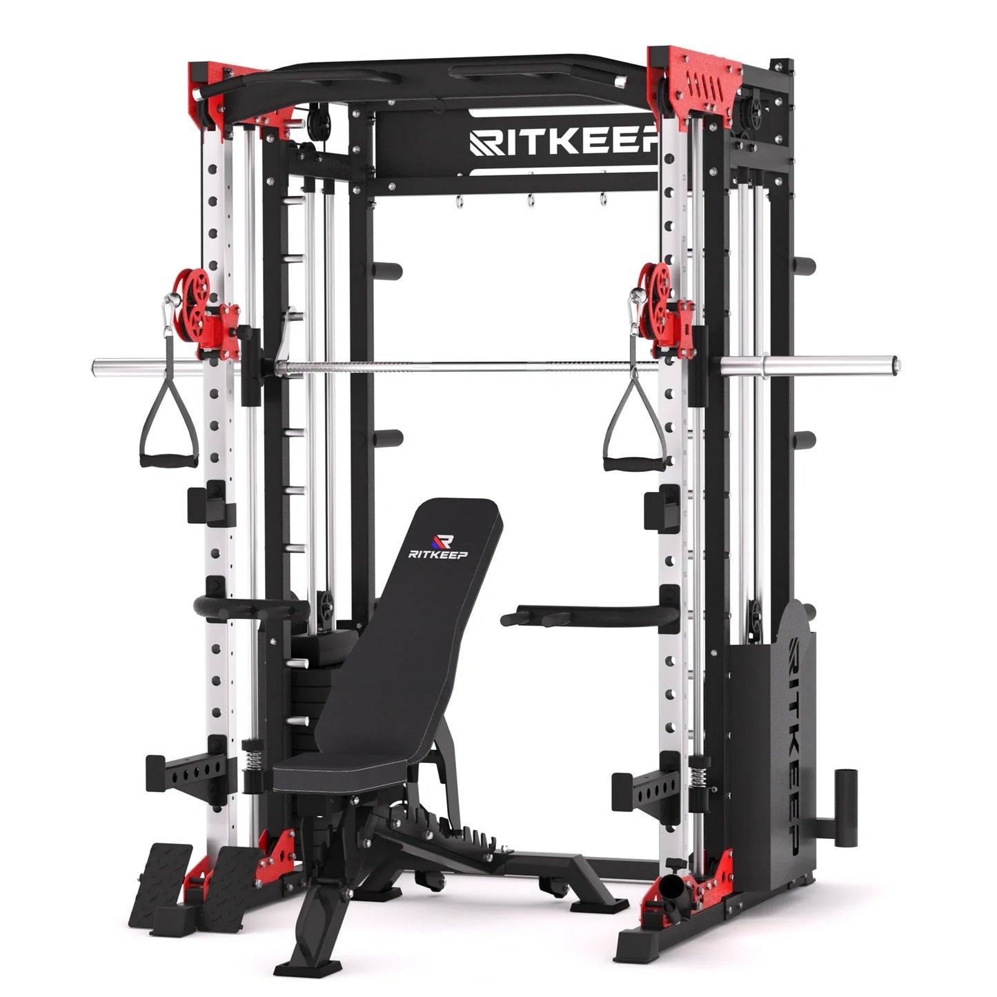 PMAX 5600 Home Gym Smith Machine - Integrated Weight System