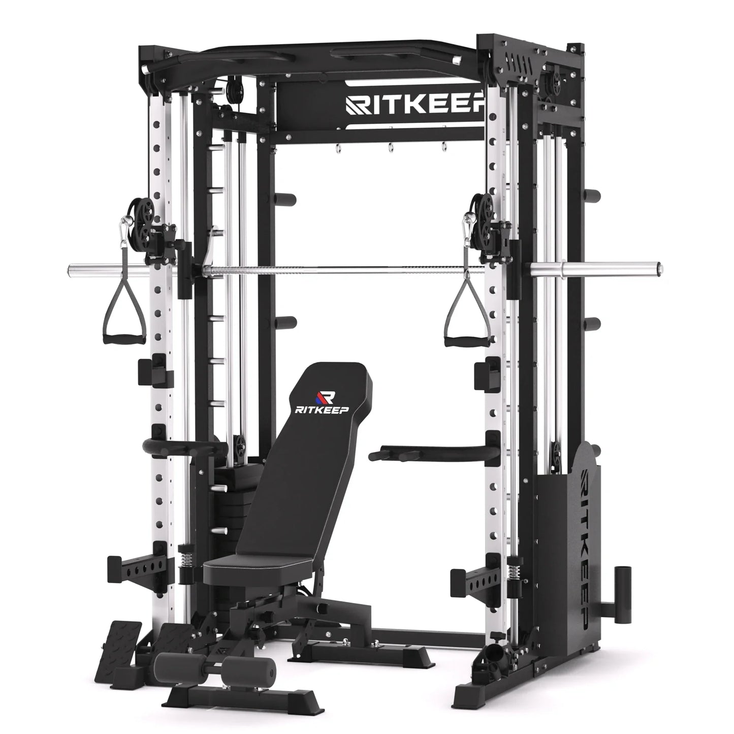 PMAX 5600 Home Gym Smith Machine - Integrated Weight System