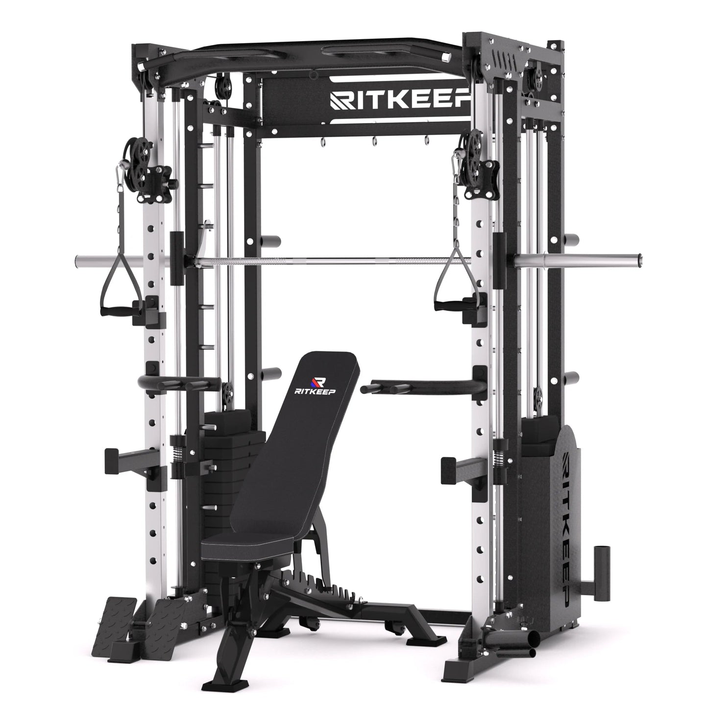 PMAX 5600 Home Gym Smith Machine - Integrated Weight System