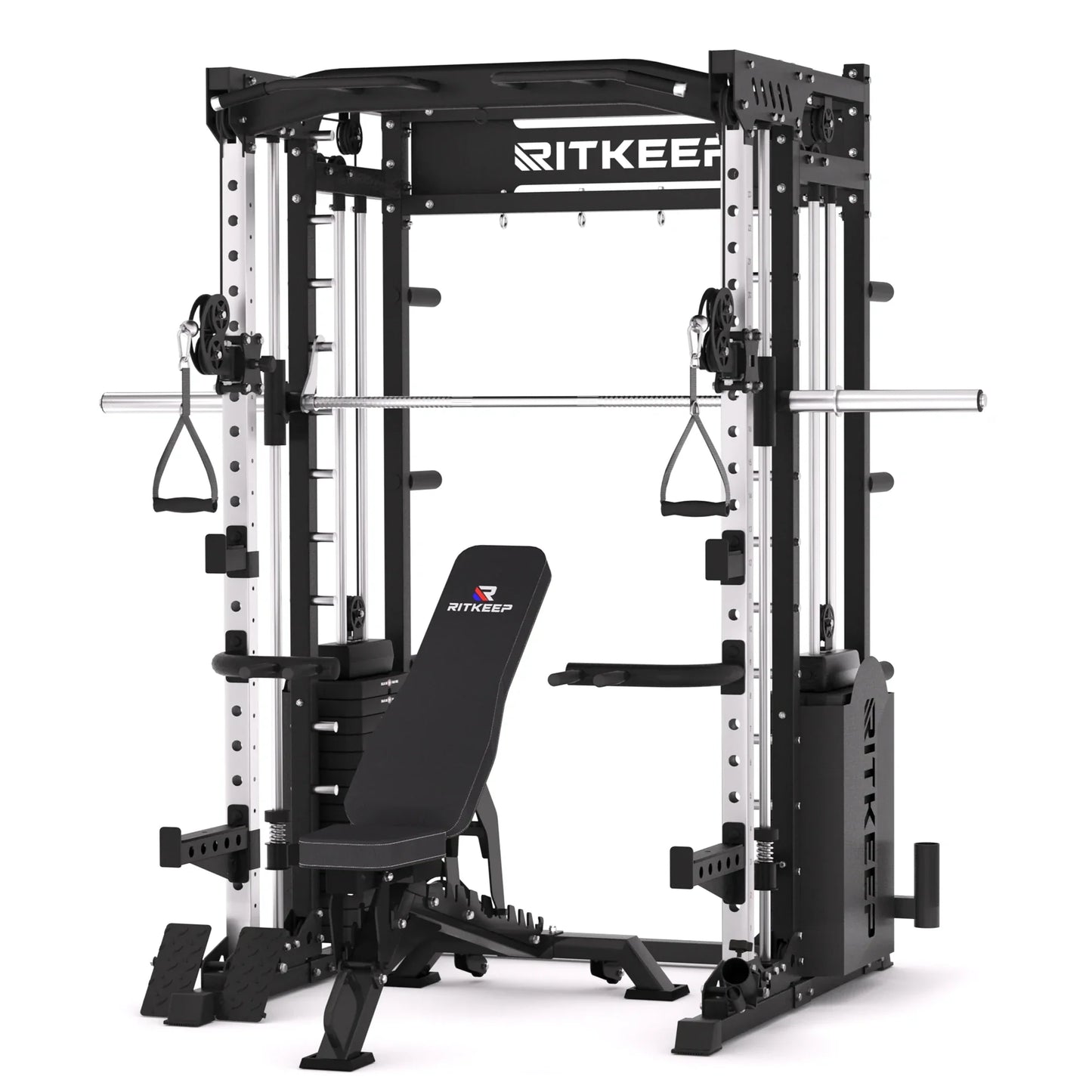 PMAX 5600 Home Gym Smith Machine - Integrated Weight System