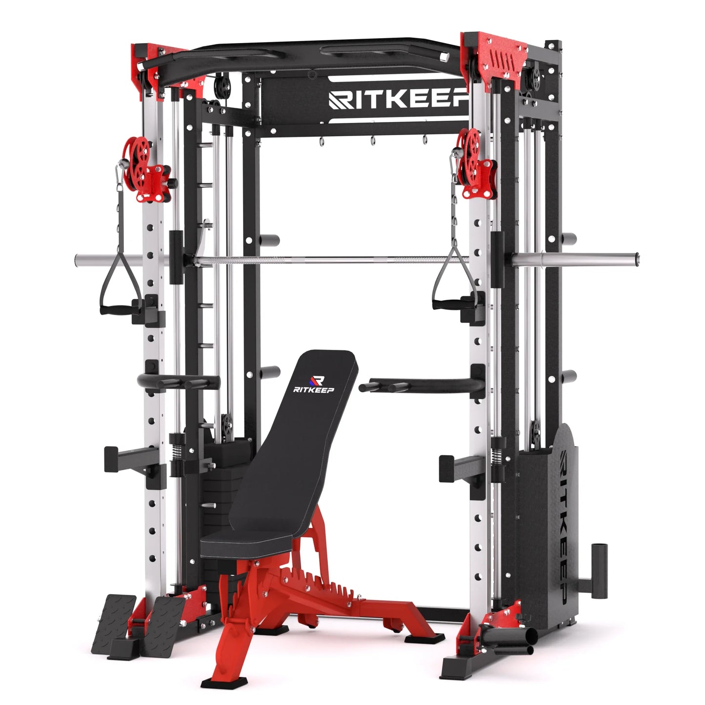 PMAX 5600 Home Gym Smith Machine - Integrated Weight System