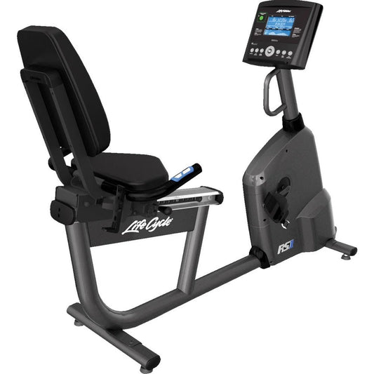 RS1 Recumbent Indoor Cycling Exercise Bike with Track Connect Console