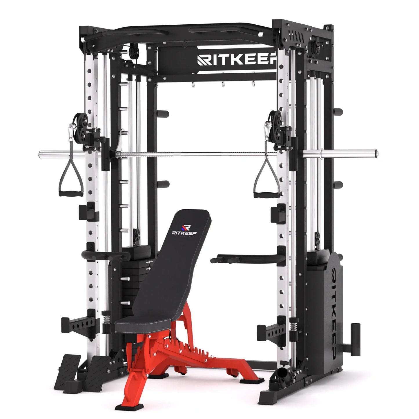 PMAX 5600 Home Gym Smith Machine - Integrated Weight System