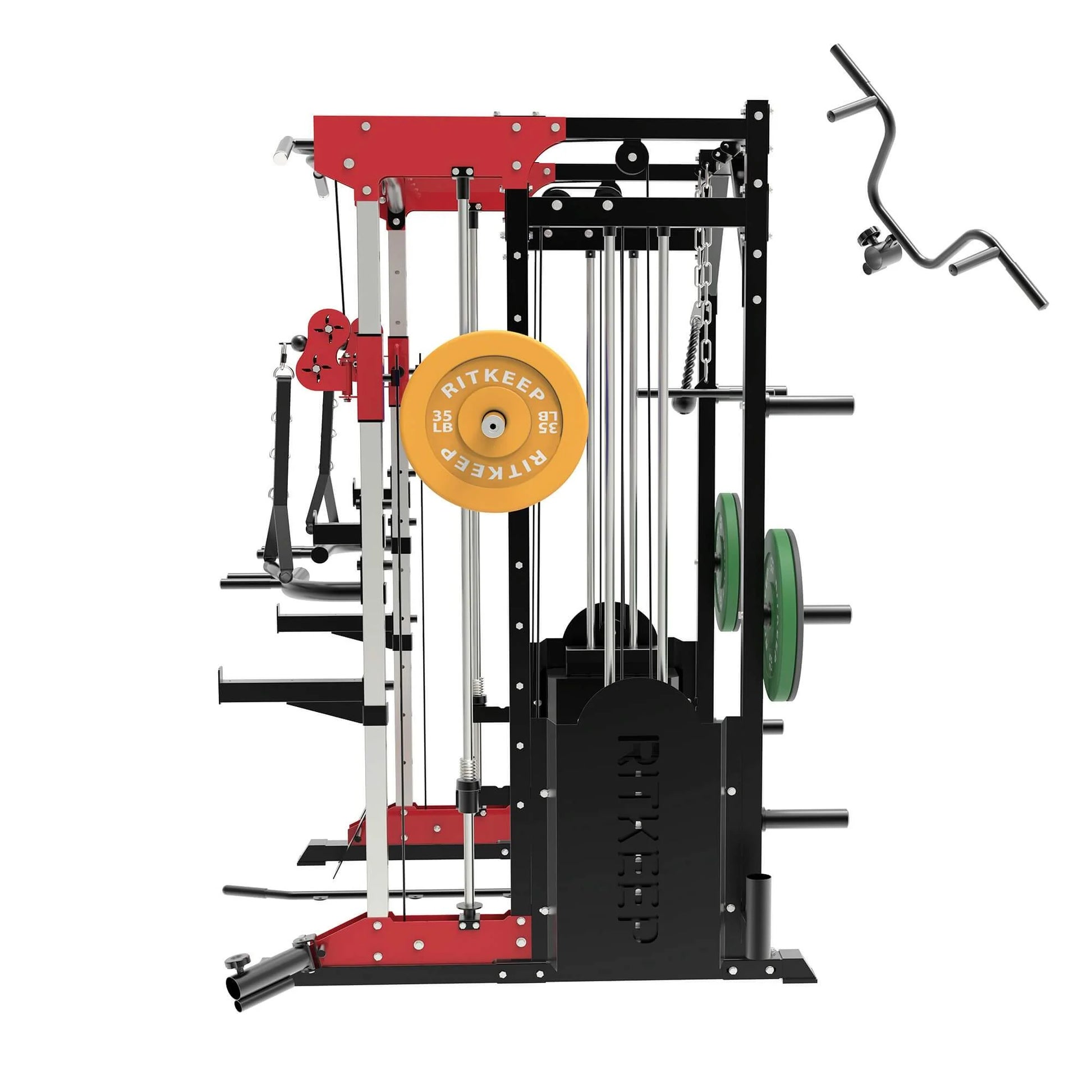 PMAX 5600 Smith Exercise Machine Trainer Pro Complete Home Gym Package